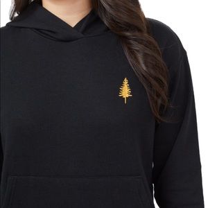 TenTree Golden Spruce Hoodie Black Gold Women XL
